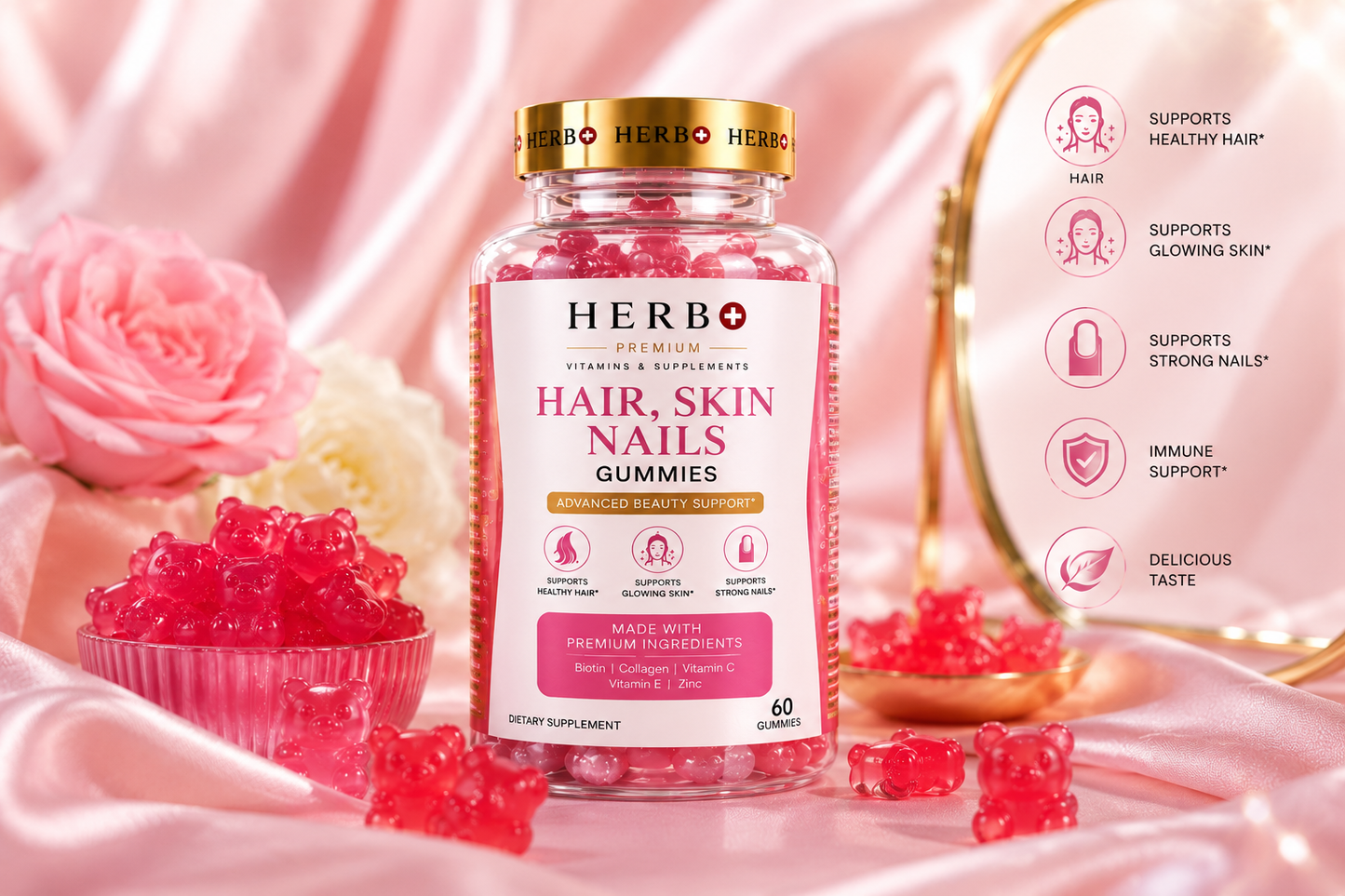Hair, Skin & Nails Gummies