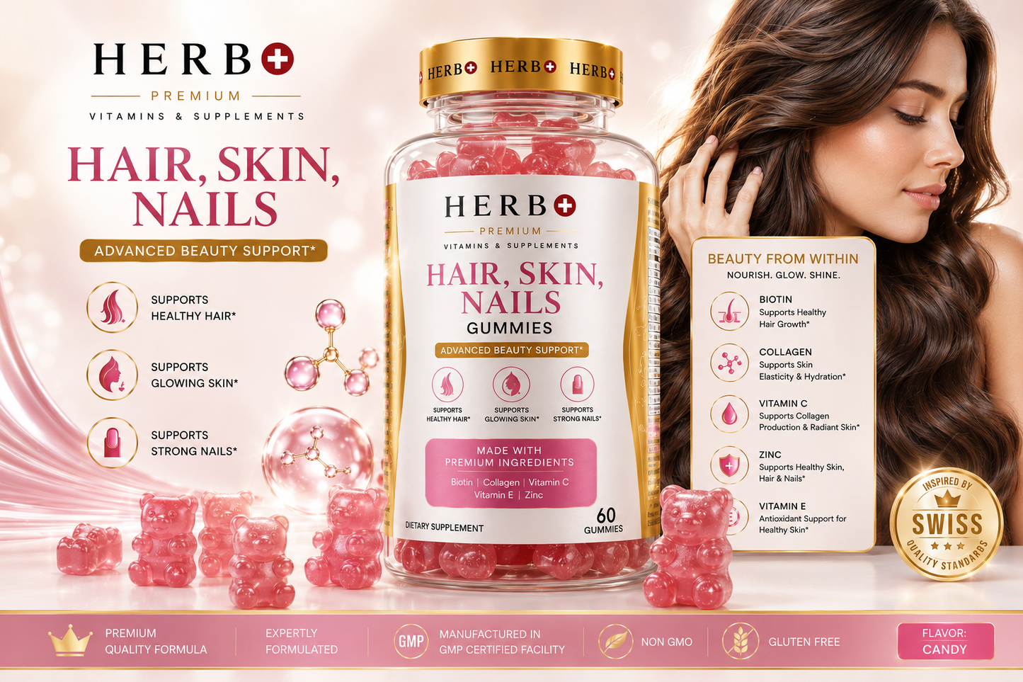 Hair, Skin & Nails Gummies